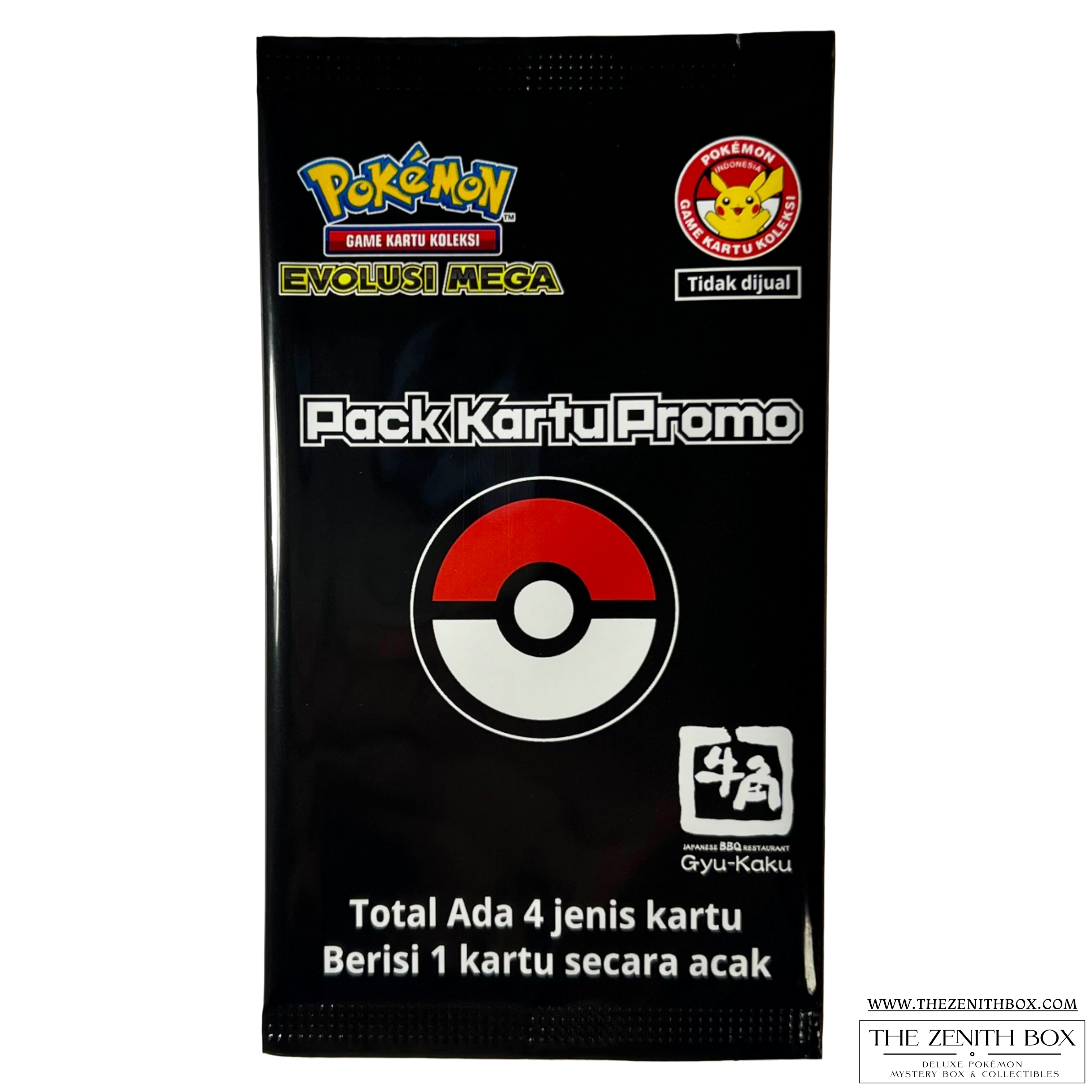 Pokémon Gyu-Kaku Indonesian Sealed Promo Pack 2026 – The Zenith Box