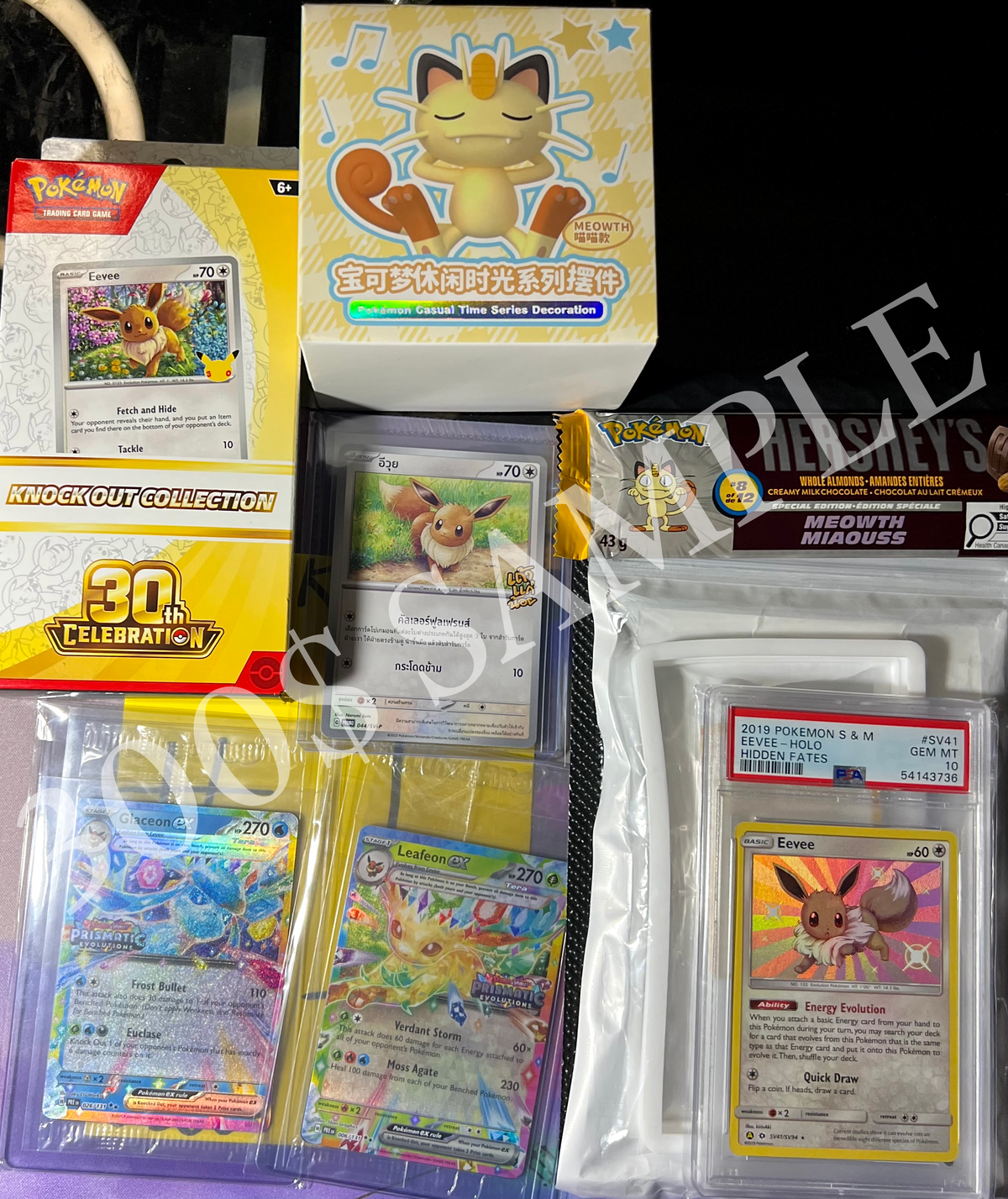 Customer example of contents in a Zenith Mystery Box BIG; contents vary.