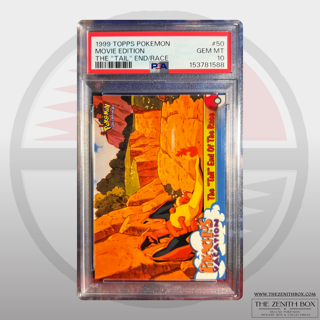 Topps Pikachu Vacation "The Tail End of the Race" #50 (PSA 10)