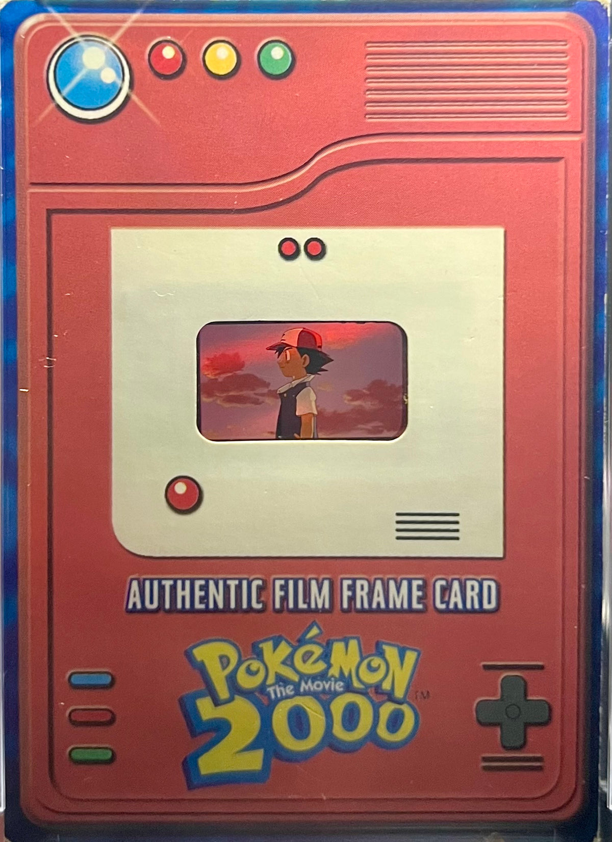 Topps Pokémon Movie 2000 Authentic Film Frame – Ash – PSA 3