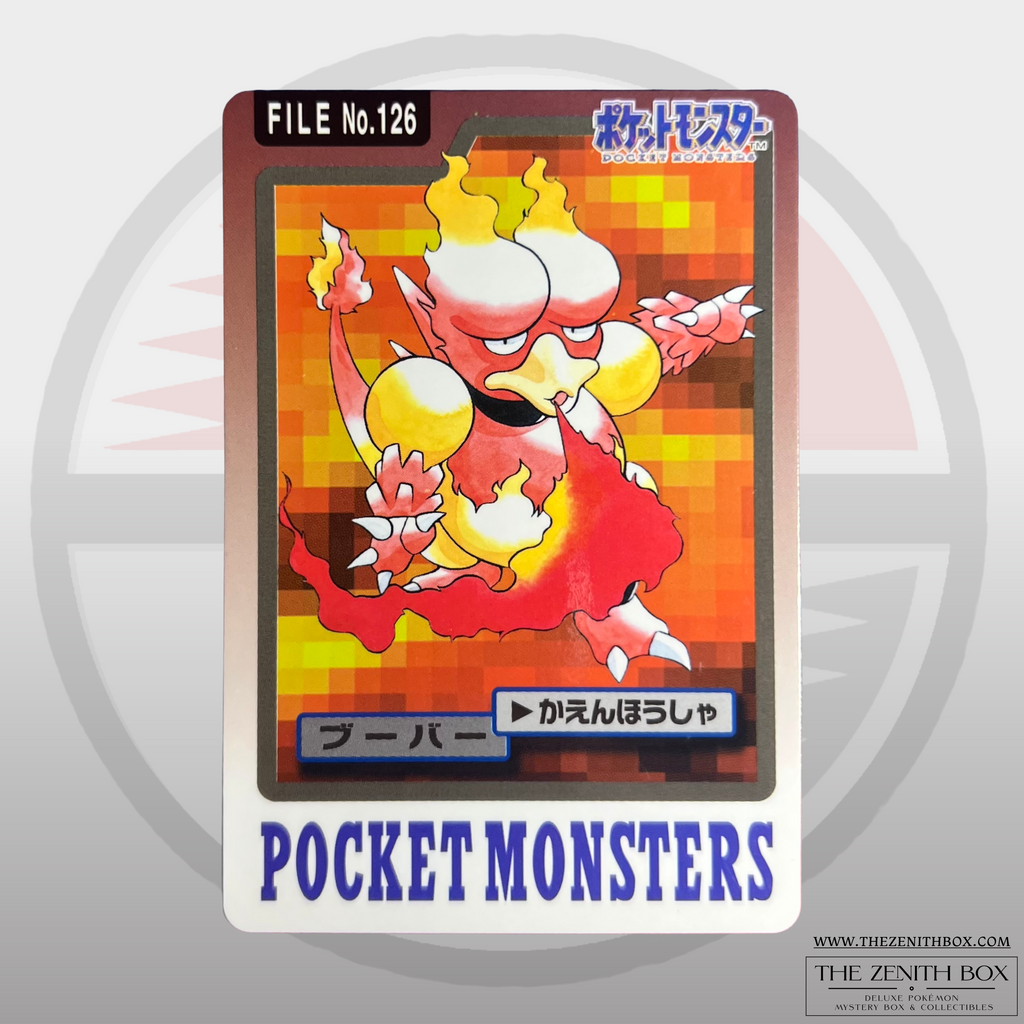 Magmar File No.126 Bandai Carddass Pocket Monsters