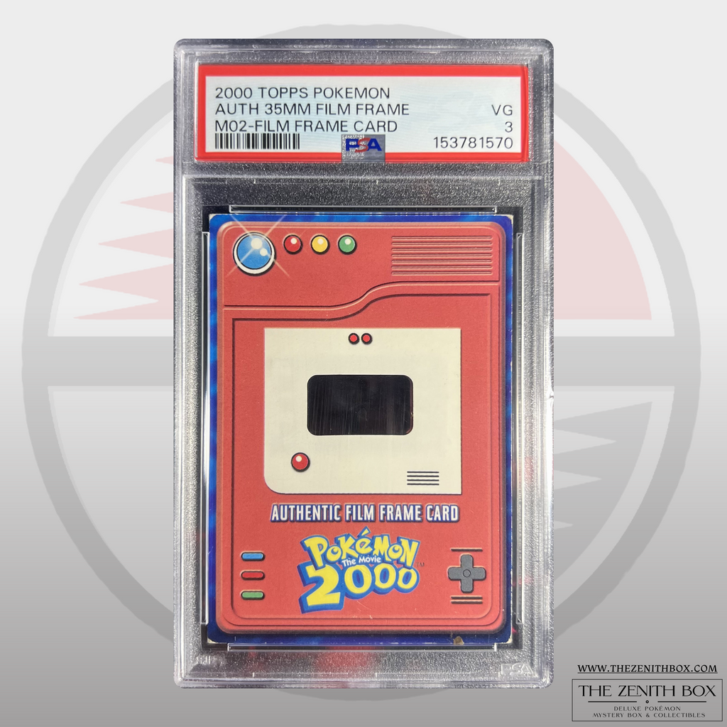 Topps Pokémon Movie 2000 Authentic Film Frame – Ash – PSA 3