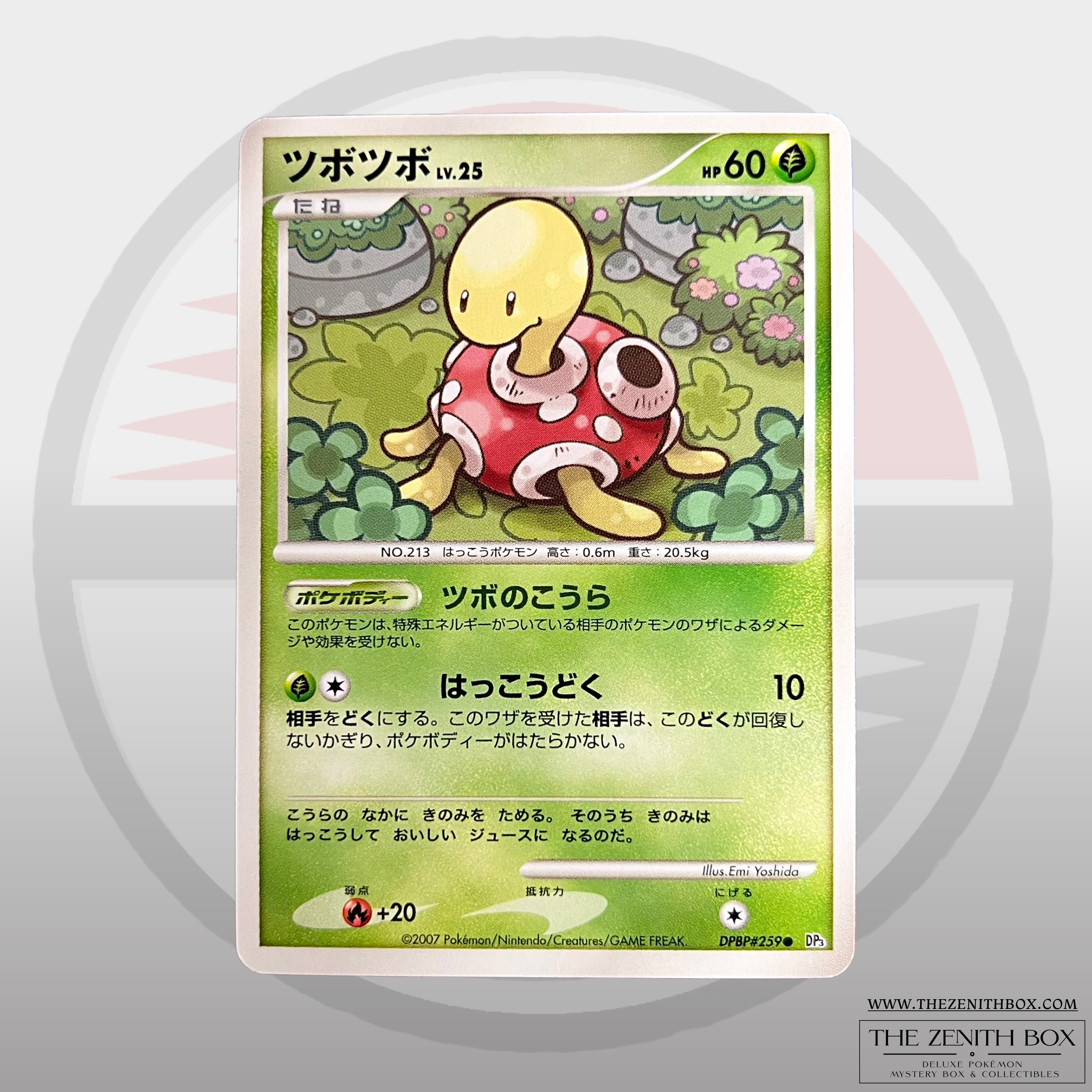 Shuckle DPBP#259 DP3 Japanese Pokémon Card