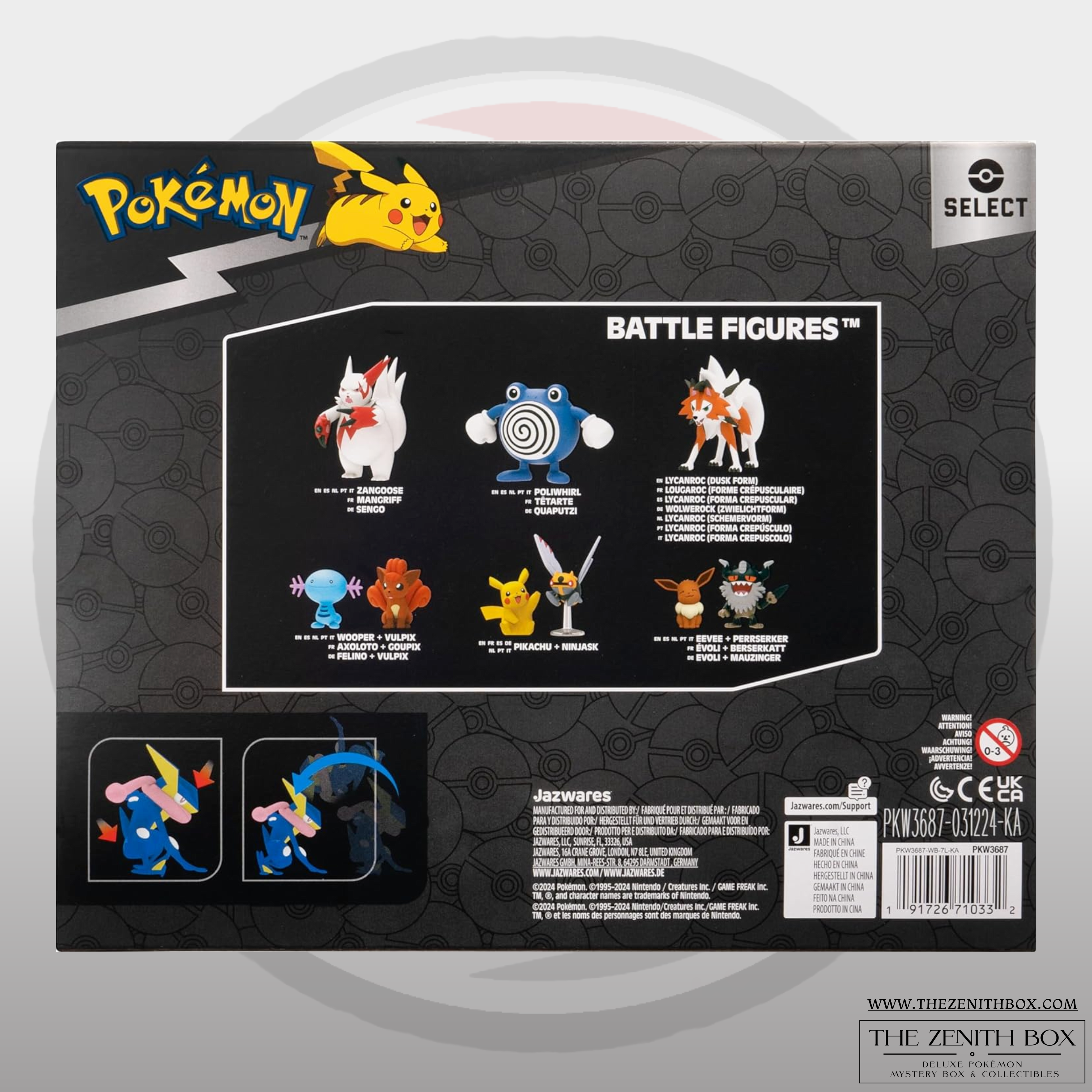 Select Froakie Evolution Multi-Pack Figure