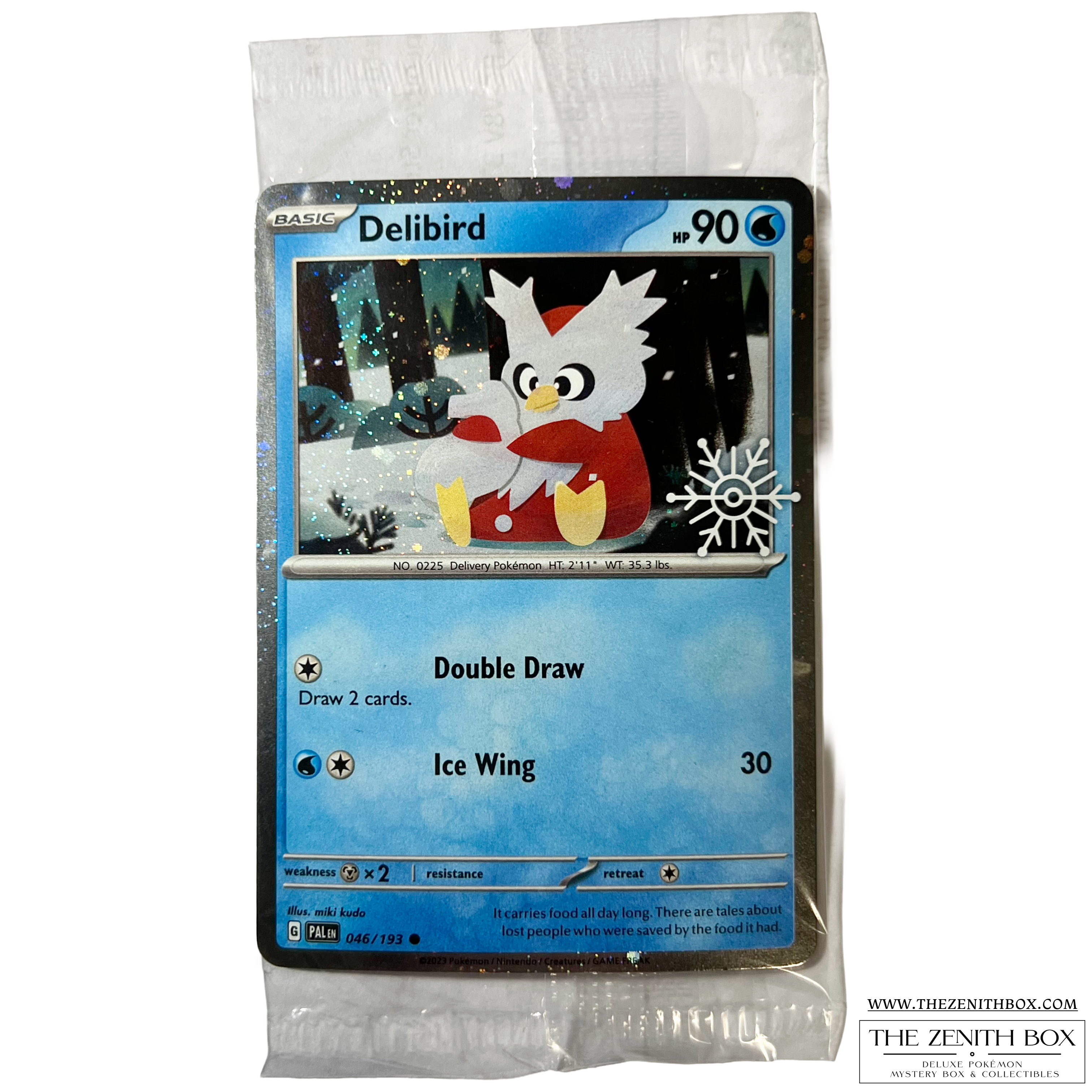 pokemon holiday calendar promo cards Holiday Calendar Promo Delibird 046/193 – The Zenith Box