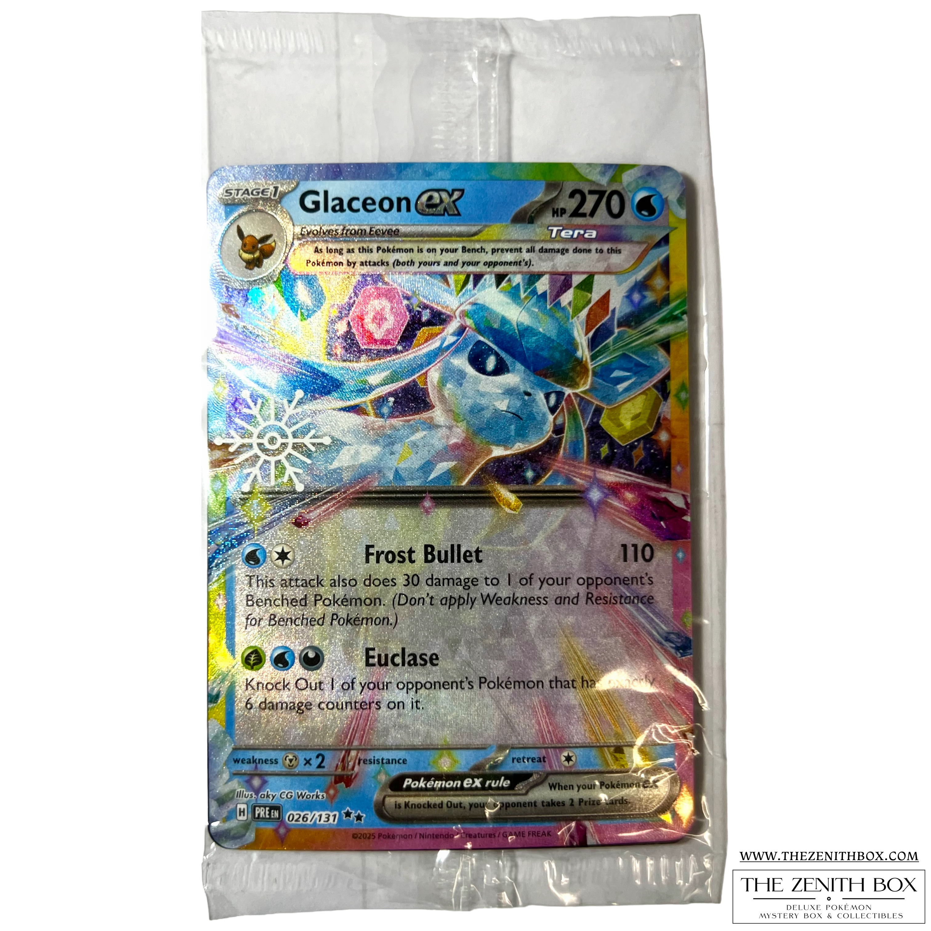 Glaceon ex 026/131 Holiday Calendar Promo