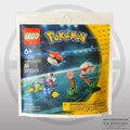 Front of the sealed LEGO Pokémon Trainer Supplies 30730 paper bag, 56 pieces