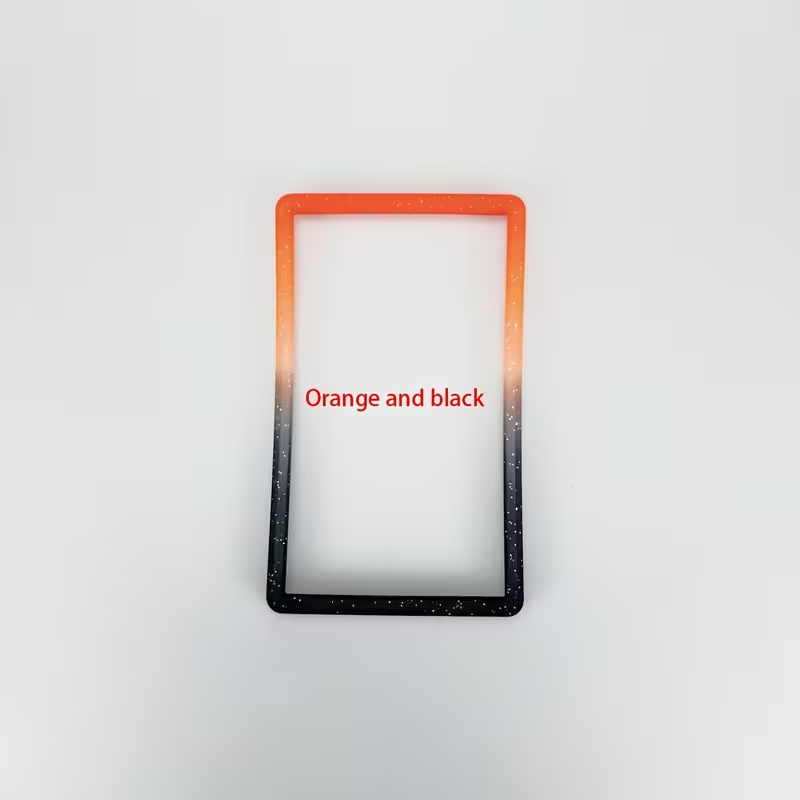 Orange and black gradient PSA slab bumper, supplied product photo