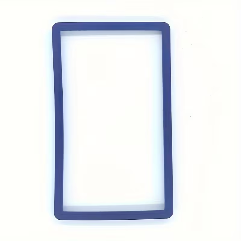 Navy blue solid-color PSA slab bumper, product only