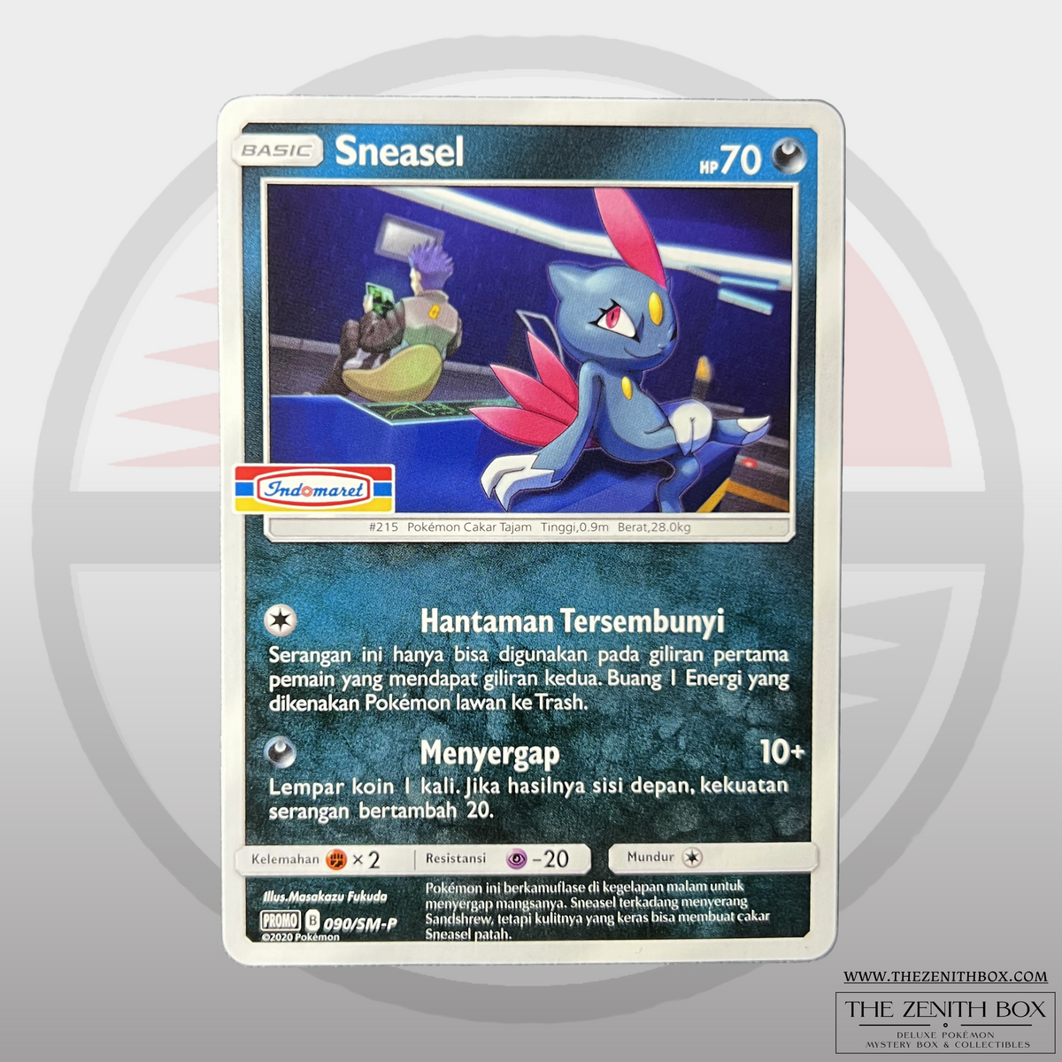 Sneasel 090/SM-P Indomaret Promo (Indonesian) — front