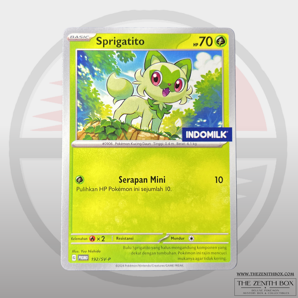 Sprigatito 192/SV-P Indomilk Promo (Indonesian) — front