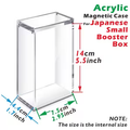 Acrylic Magnetic Case – Small Japanese Booster Box – reference image