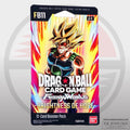 Dragon Ball Super Card Game Fusion World Brightness of Hope FB11 English sleeved booster pack containing 12 cards, on The Zenith Box product background.