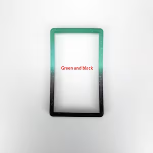 Mint / Black gradient PSA bumper - original Temu product photo