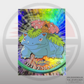 Venusaur #03 Topps Series 1 Rainbow Foil (English) — front
